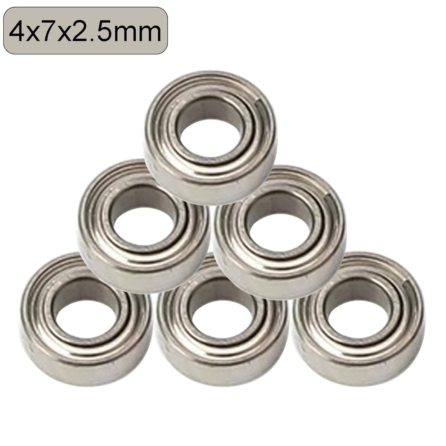 18PCS Ball Bearing Set 4x7x2.5 4x8x3 7x11x3mm Compatible with Wltoys 1/14 144001 RC Car Upgrade Parts