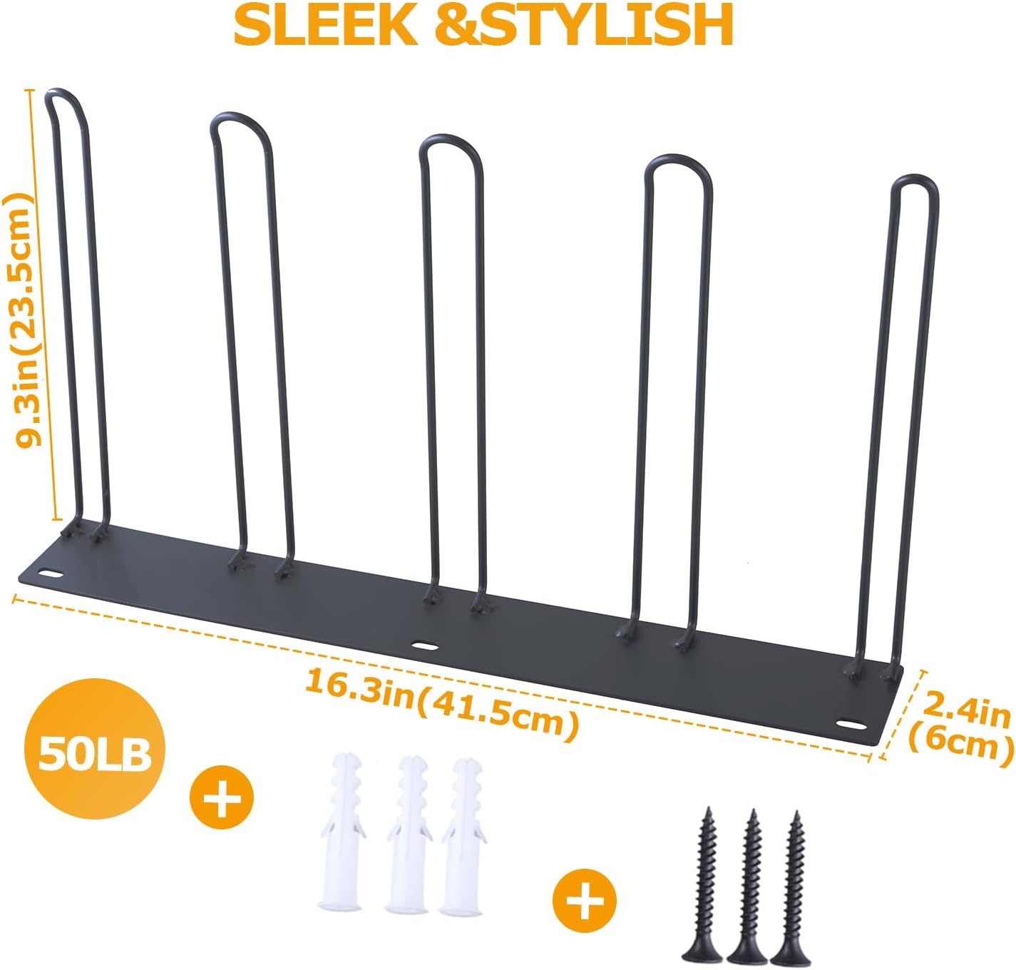 Boot Storage Wall Mounted Shoe Holder Versatile Long Boosts Rack for Entrance Cloakroom Wall Mounted Boot Organizer