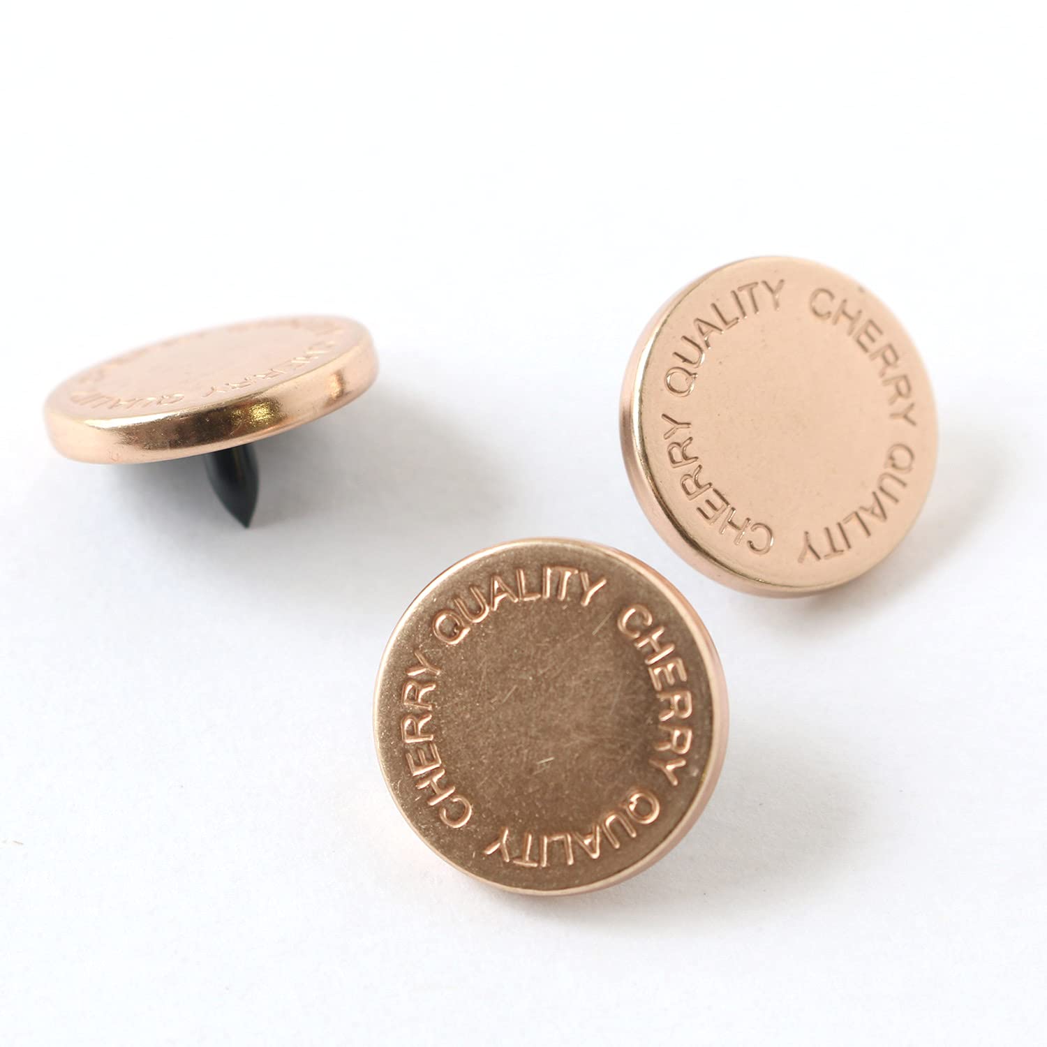 Amazon | 日本紐釦貿易(Nippon Chuko) NBK SUN METAL SNAP メタル風スナップ type2 15mm 3組入  ピンクゴールド SMS15-PG2 | スナップ 通販