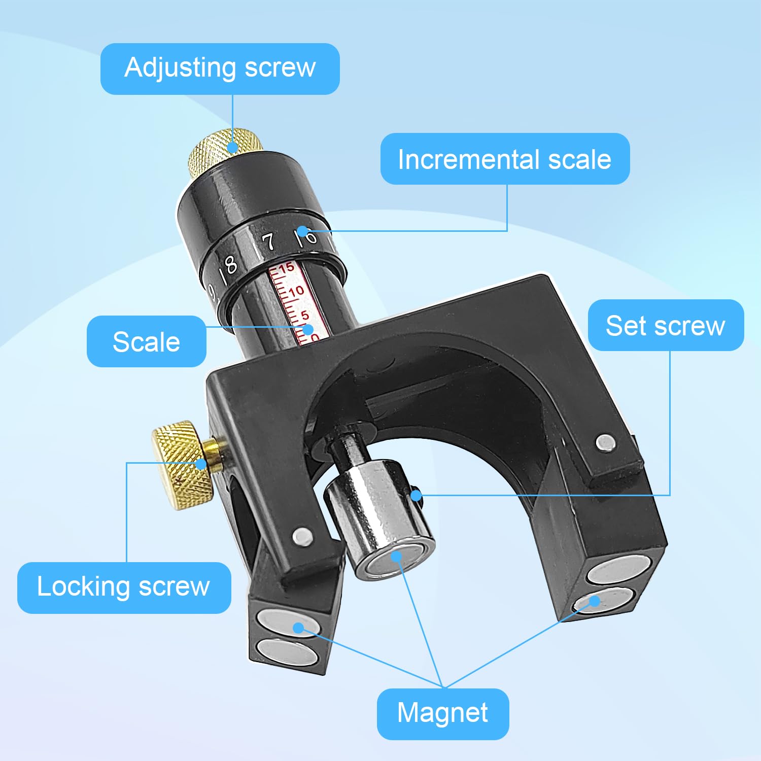 Magnétique Jauge Réglage Lame De Rabot Raboteuse Outil D Gauchisseuse Bois Bricolage