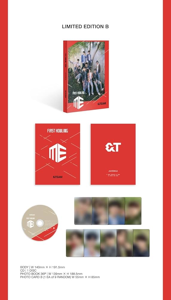 &TEAM「First Howling : ME」 HMV ラキドロコンプ &TEAM「First Howling : ME」 HMV ラキドロコンプ First Howling