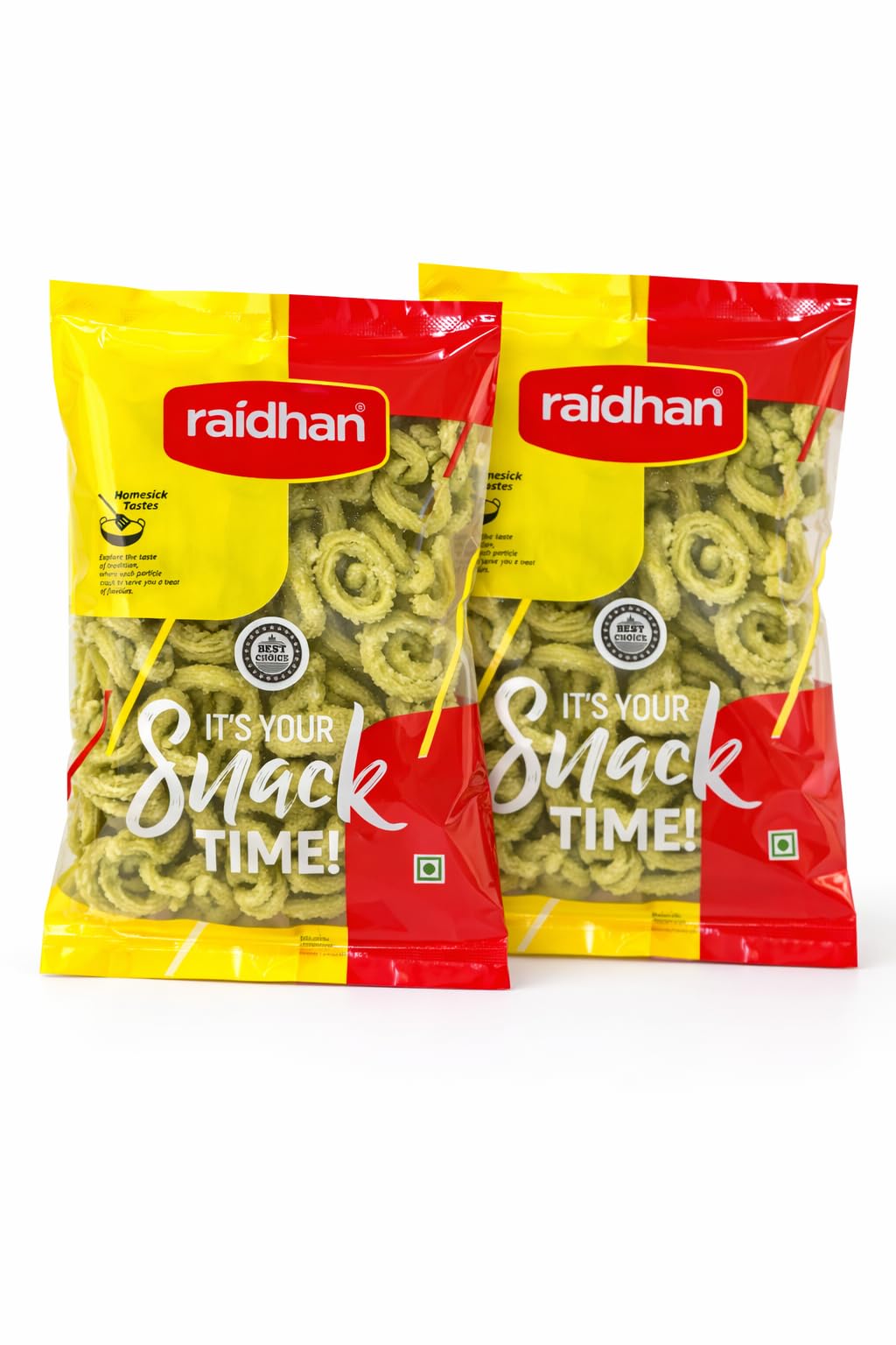 Raidhan Palak Murukku 400g Pack of 2 Spinach Murukku Snack Crispy South Indian Rice Flour Tea Time Crunchy Namkeen Ready to Eat Traditional Vegetarian Family Pack-image-41