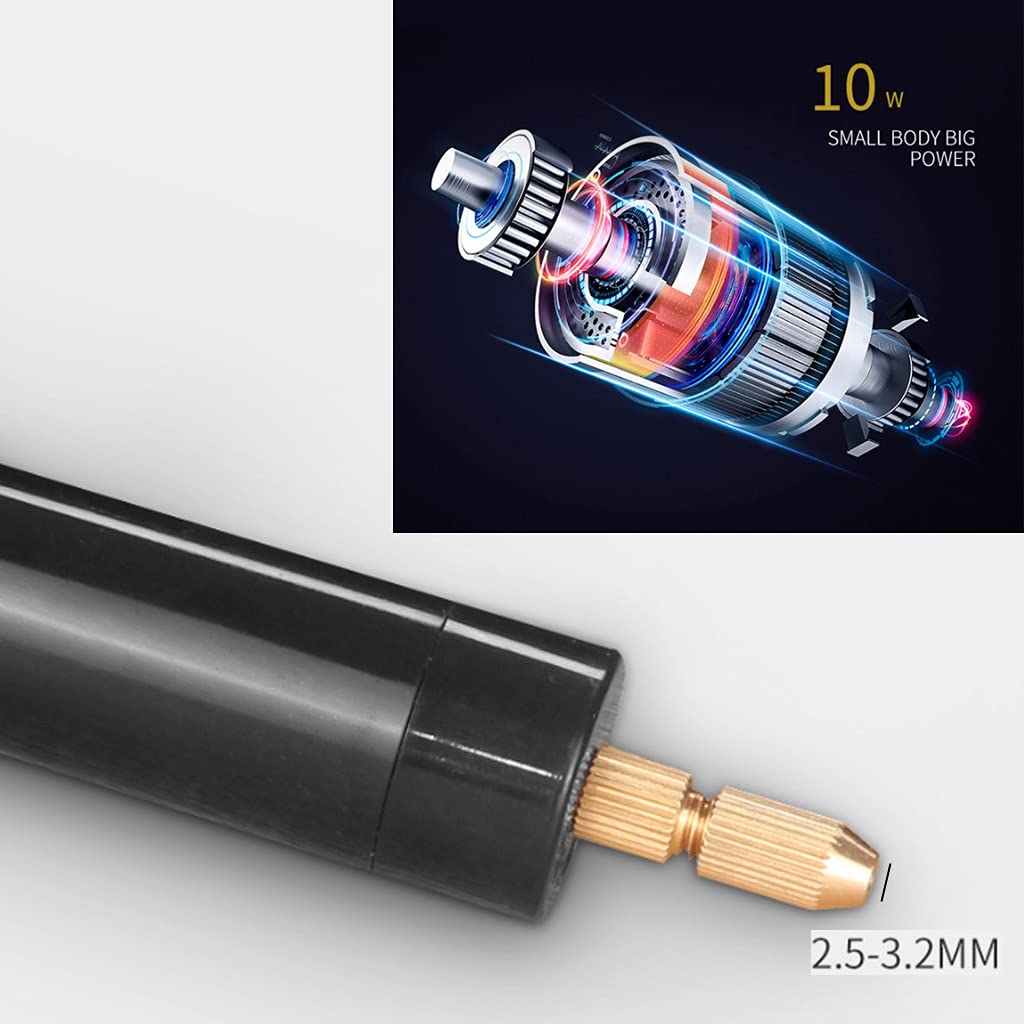 Mini Elettrico Trapano Manuale 5V USB per Gioielli Artigianato Legno Kit Utensili