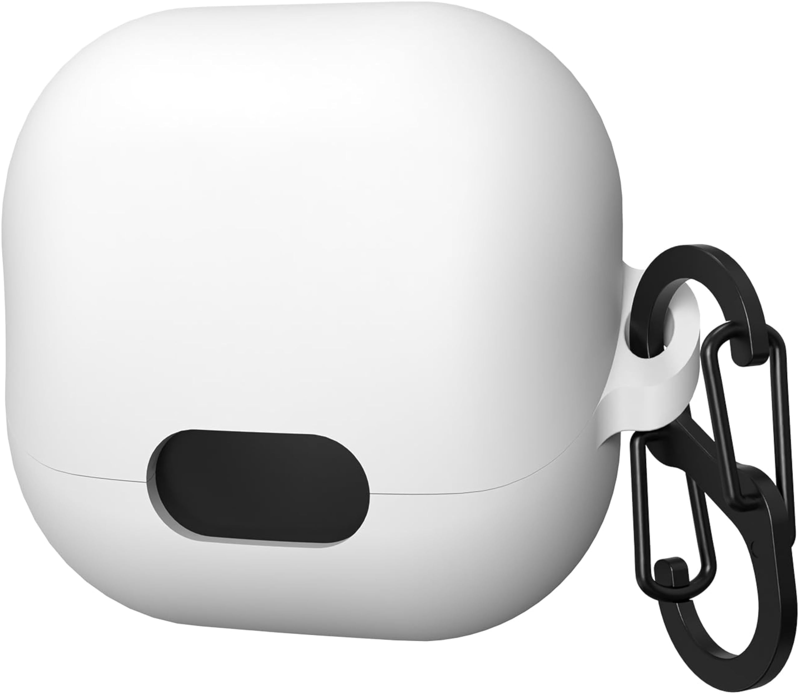 Mavro Case Cover Compatible with Soundcore Liberty 4 NC (Earbuds Not Included) (White)