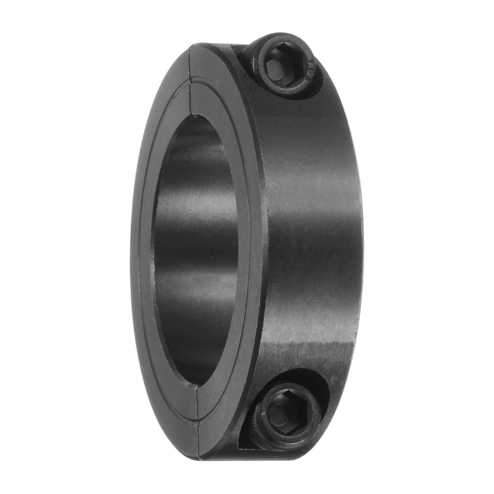 QUARKZMAN 4 Stück Doppelt geteilte Klemmringwelle 1-3/4" Bohrung Zweiteiliger Klemmring, 2-3/4" Außendurchmesser, 11/16" Dicke, #45 Stahl Achsklemmring mit Set-Schraube