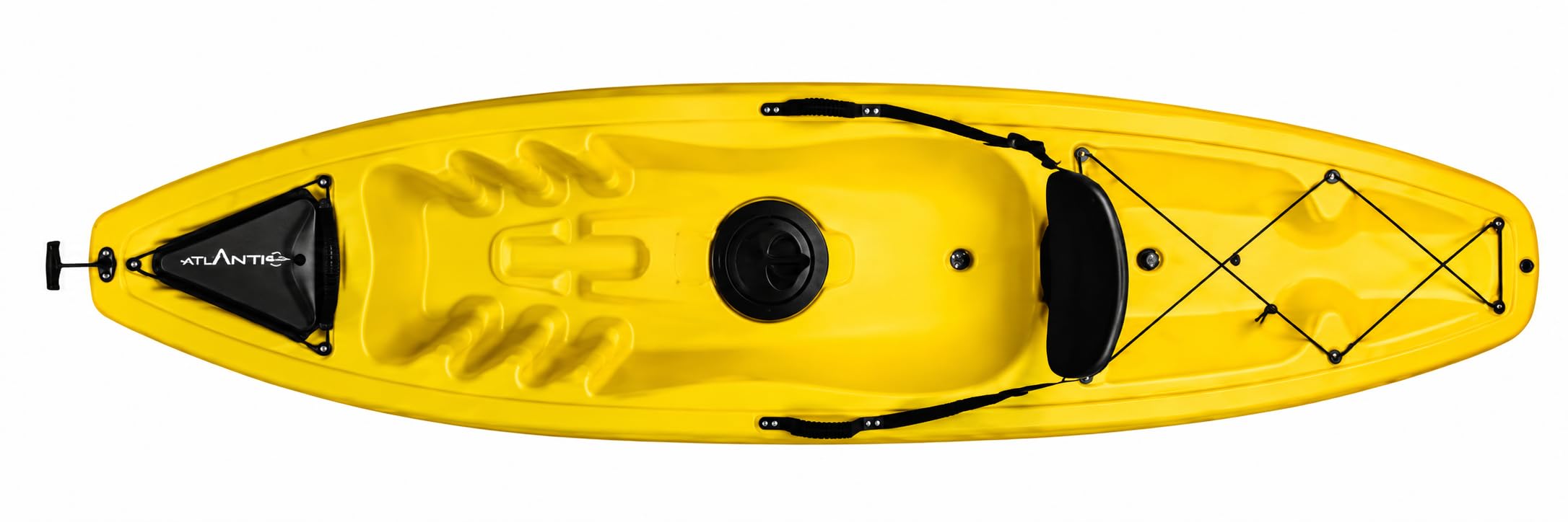 Atlantis Kayak-Canoa Kedra, 268 cm Sit on Top, con Pagaia e Gavoni, per Mare Lago Fiume