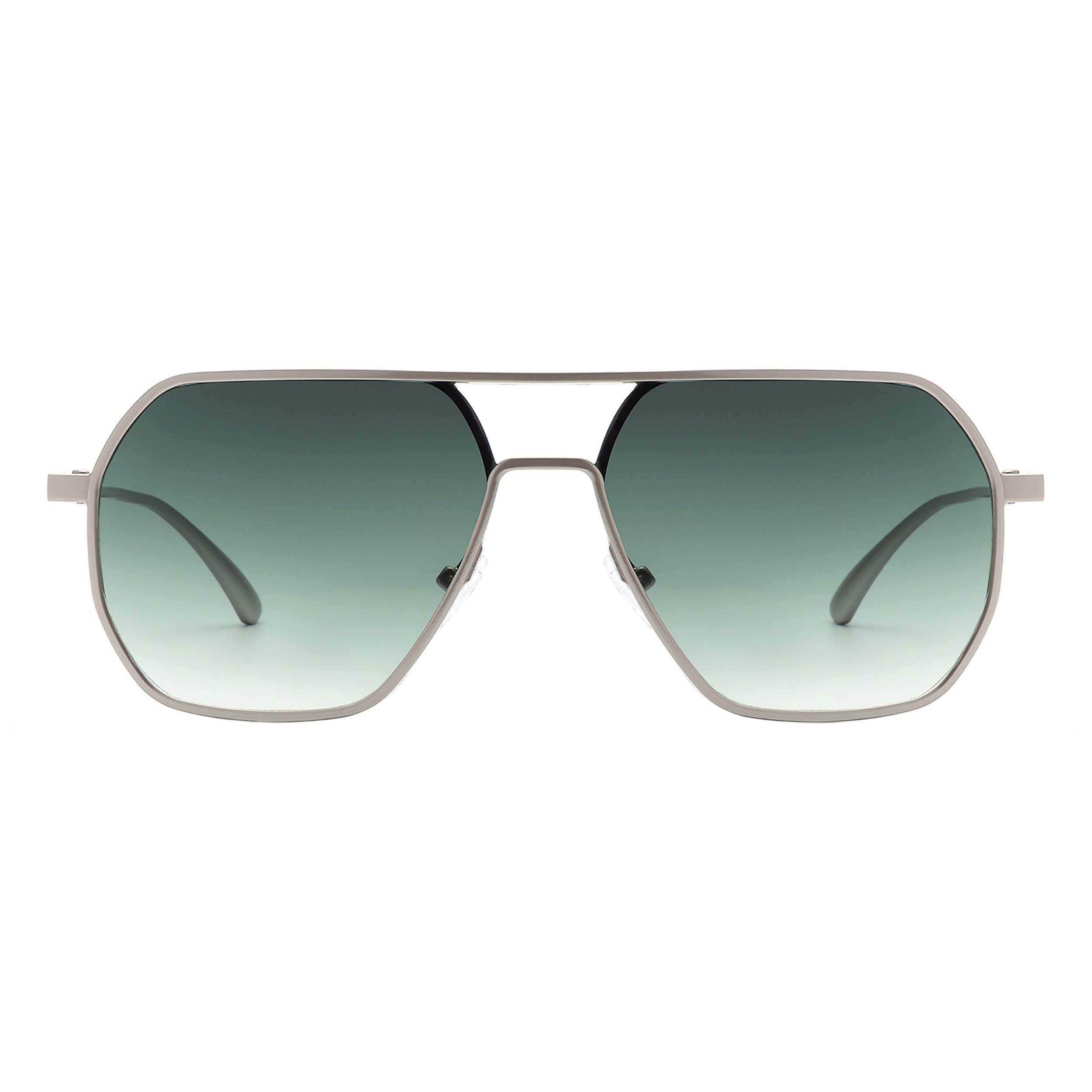 PASTL Unisex Fashion Sunglasses Modern Geometric Square Metal Frame UV400