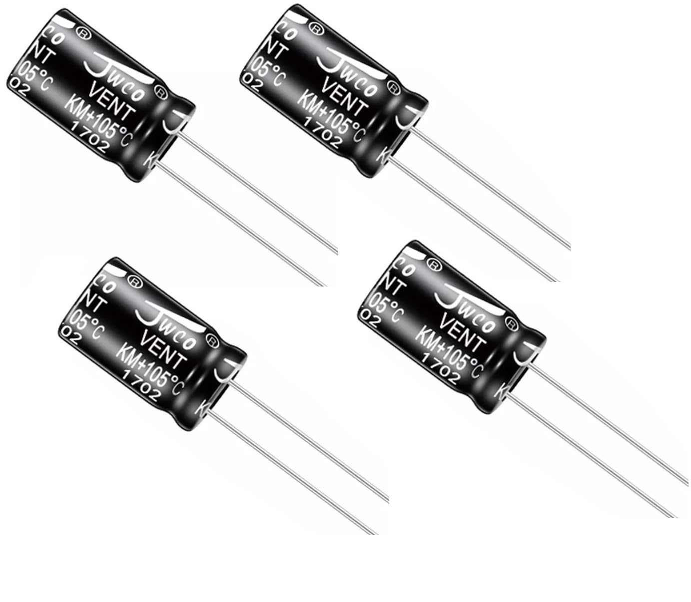 1000uF 16V Electrolytic Capacitor 10x17mm 105C- JWCO - Pack Of 4