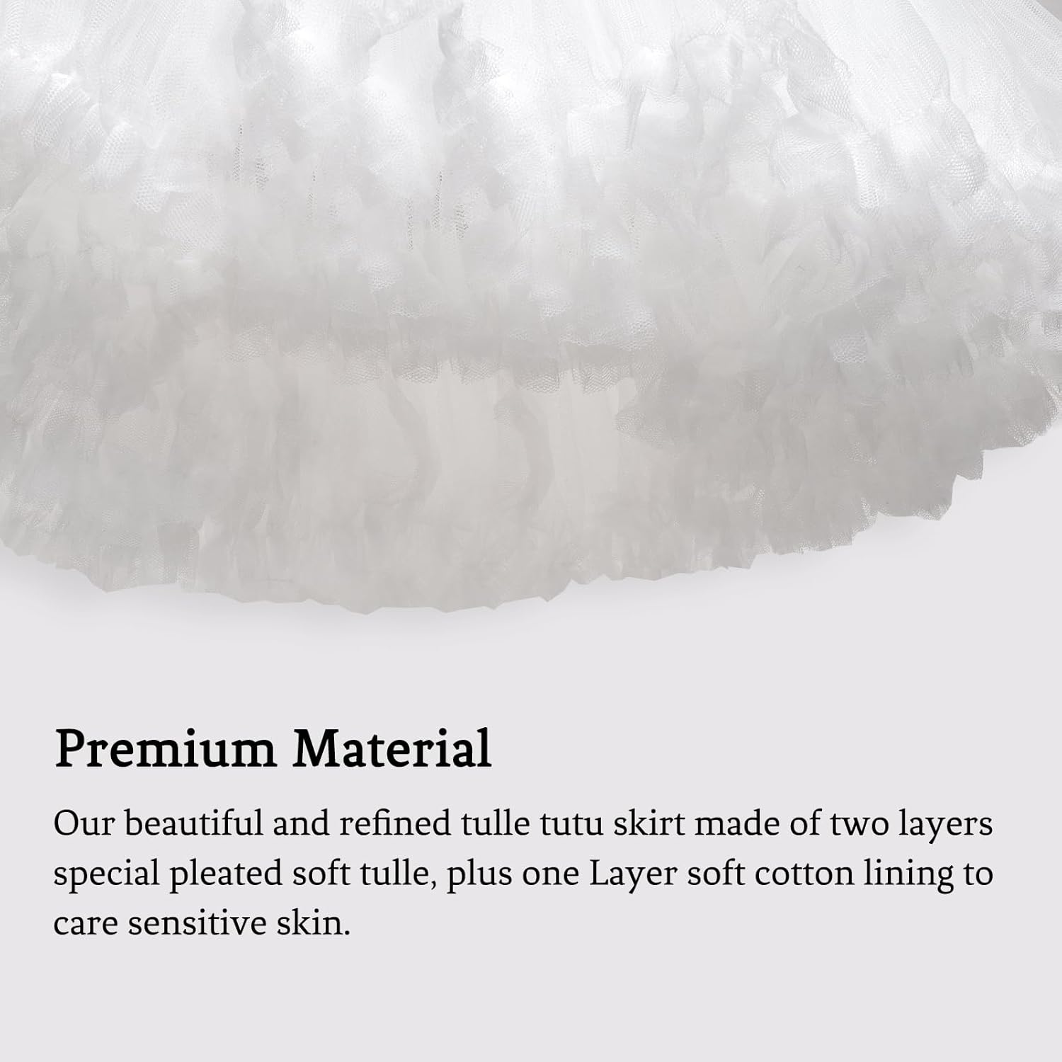 Women's Chiffon Petticoat Elastic Waist skirt Ballet Dance Pettiskirts Underskirt Half Slips Thigh High Sheer Stockings - Image 5