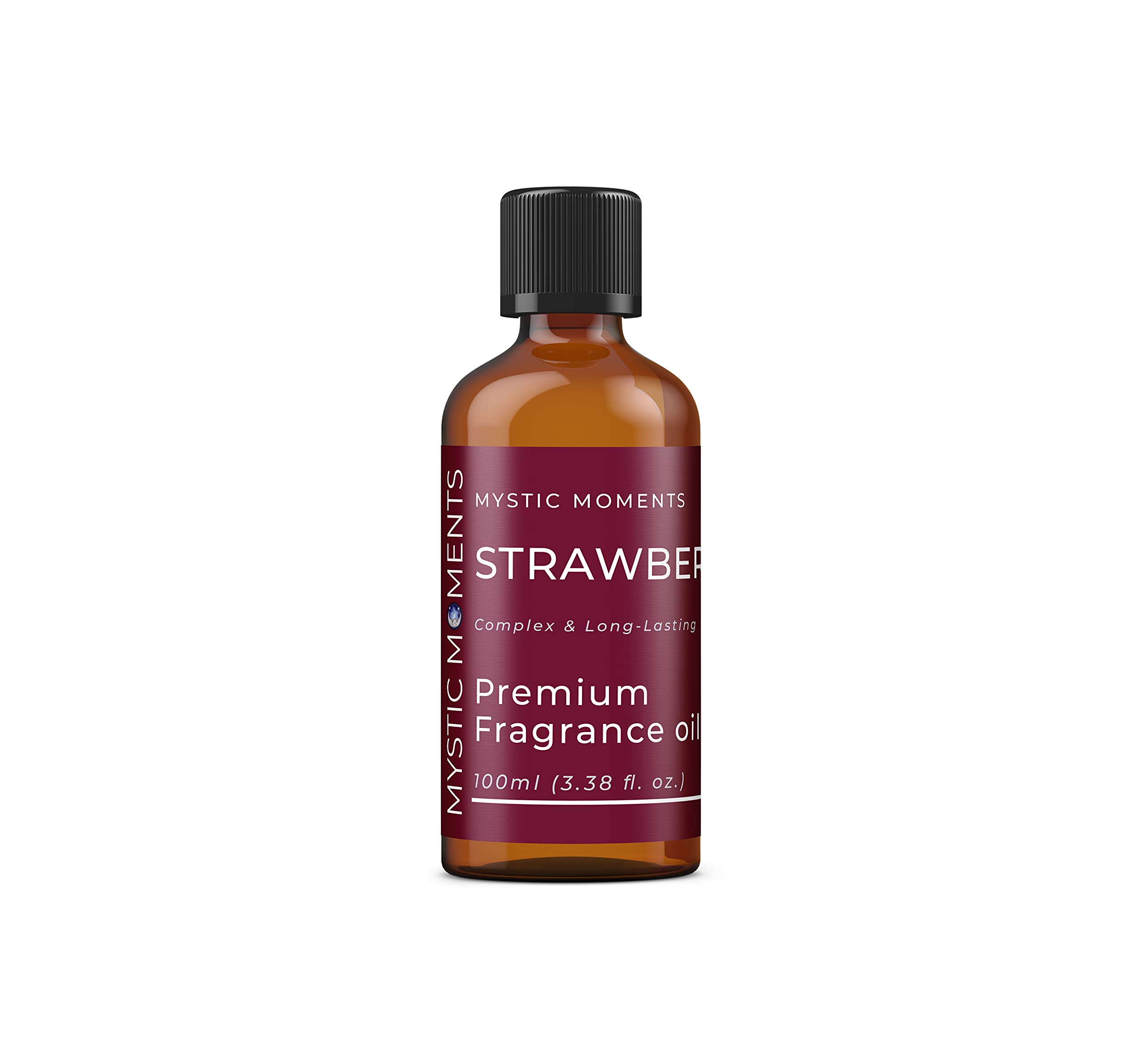 Mystic Moments | Strawberry Fragrance Oil 100ml - Perfect for Soaps, Candles, Bath Bombs, Oil Burners, Diffusers and Skin & Hair Care Items