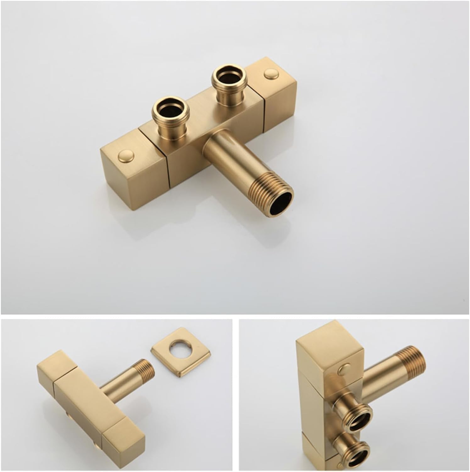 Toilet Hand Shower Complete Kit,Handheld Bidet Sprayer for Toilet,Portable Toilet Hand Shower,Full Copper Multifunction Toilet Partner,Brushed Gold B,Or B