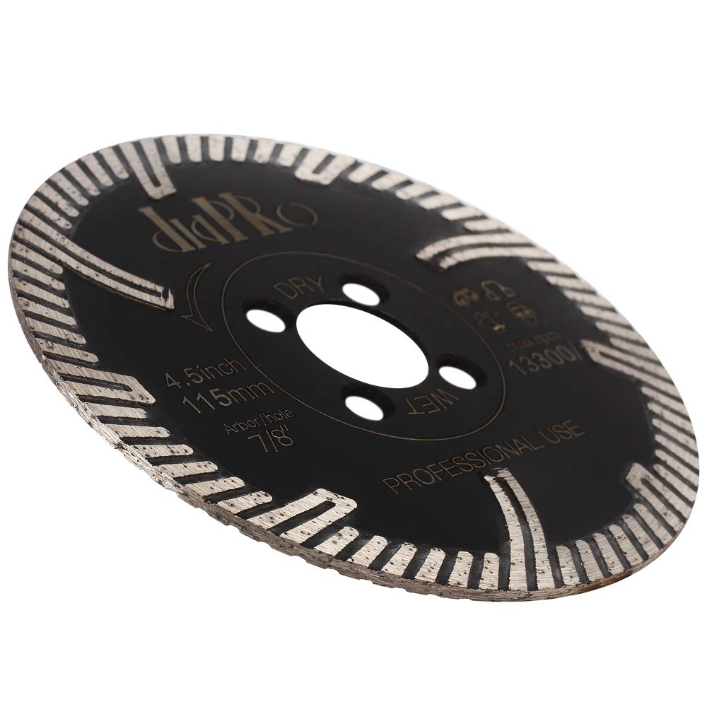4.5" Diamond Granite Blade for Cutting and and Grinding Granite Marble Porcelain Tile