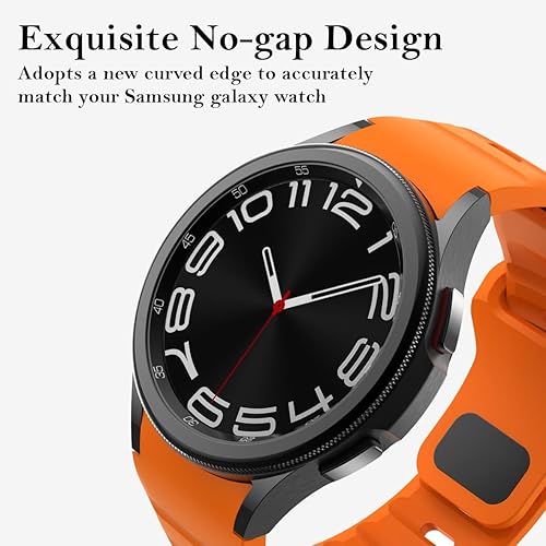 Miniatura 3 de Correa resistente sin huecos para Samsung Galaxy Watch 6 5 4 Band 1.732 in 1.575 inGalaxy Watch 6 Classic Band 1.850 in 1.693 inWatch 5 Pro 1.772