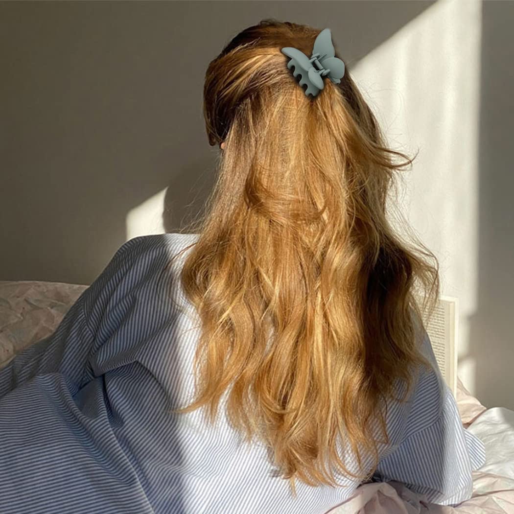 Canitor Butterfly Hair Clips Butterfly Claw Clips Hair Clips for Women Hair Clips for Thick Hair Matte Hair Clips Medium Hair Clips Big Butterfly Clips for Women Cute Hair Clips : Beauty & Personal Care