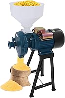 Vista 1 de Molinillo eléctrico de grano de 2200 W, molinillo de grano comercial, grosor ajustable, molinillo seco de acero inoxidable para maíz seco, café