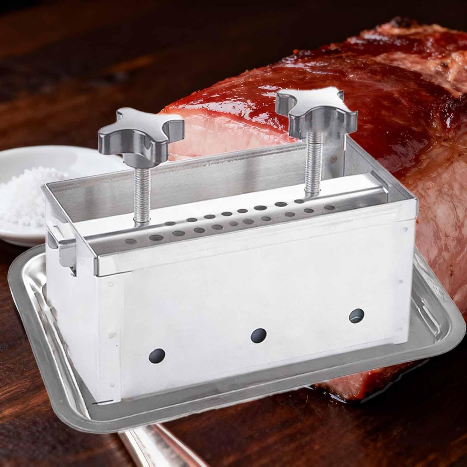 Stainless Steel Press with Presser Towel & Drip Tray, Adjustable Pressure Heavy-Duty Kitchen Tool for Cheese, Tofu, Paneer Making 1kg