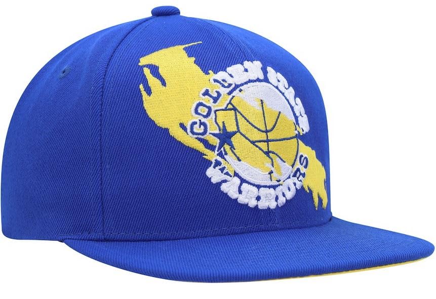 Mitchell & Ness Gorra Snapback Golden State Warriors Azul miniatura 1