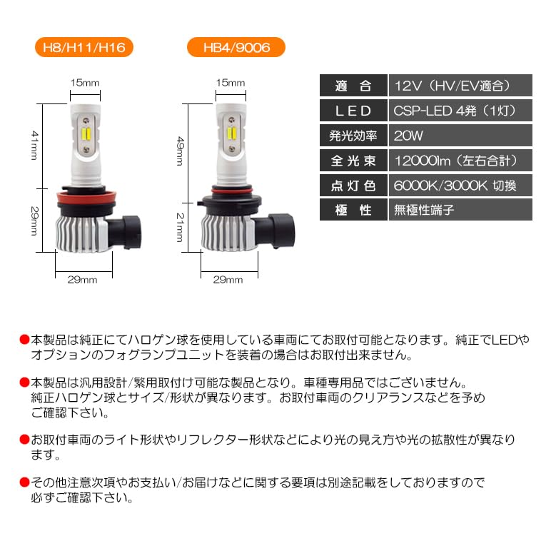 Amazon.co.jp: DA64W 前期/中期/後期 エブリィワゴン フォグランプ LED