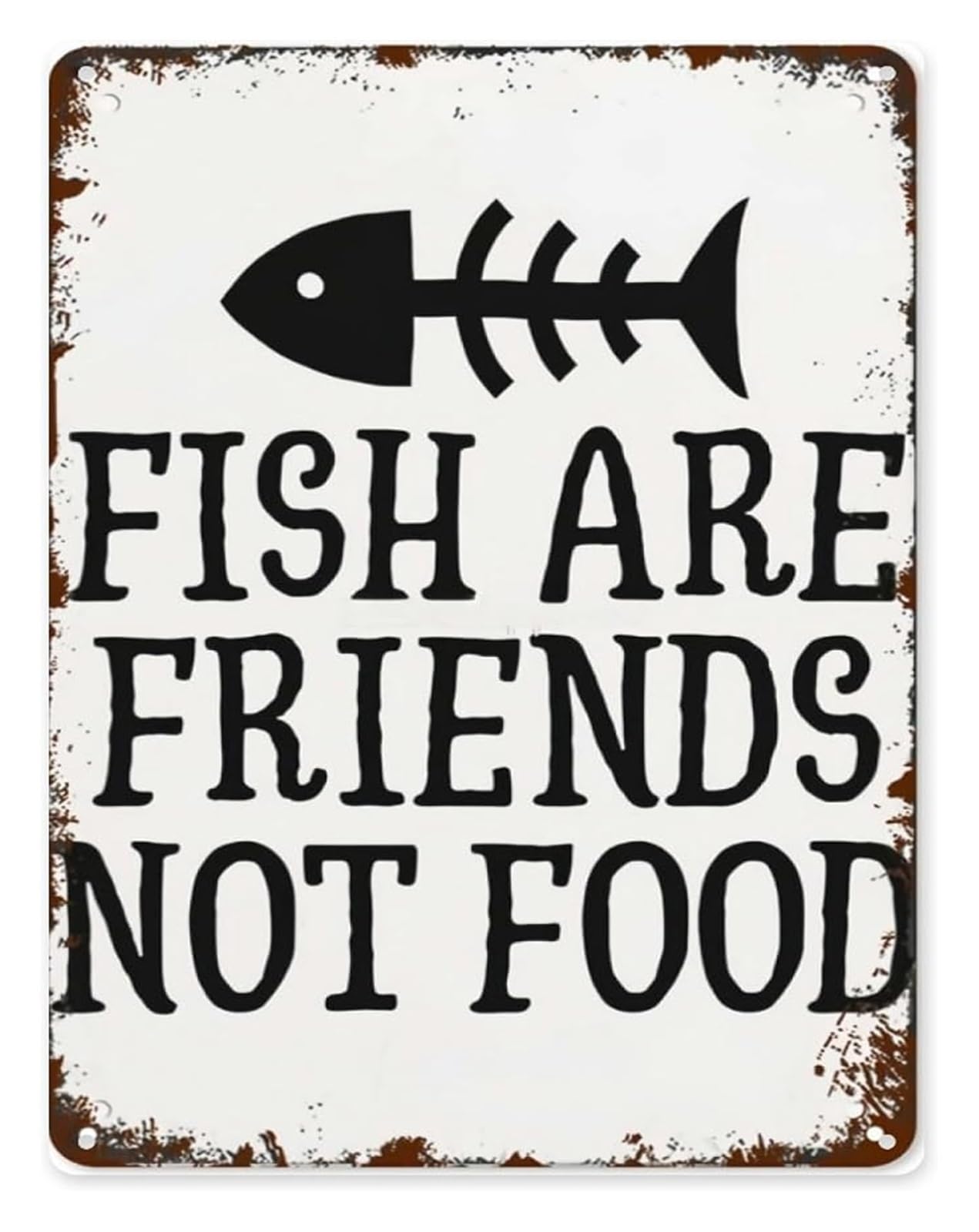 XHAJCSJWGD Retro Tin Sign Gone Fishing Humorous Quote Plaque for Kitchen Yard Garage Office Rustic Man Cave 8 X 12 in