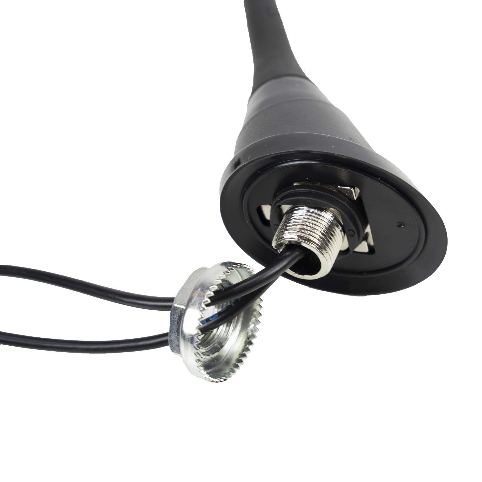 PNI Duplex 2000 Antenna CB-FM, 26-28 MHz (CB), 87-108 MHz (FM), 5-mtr Fiberglass Cables, 490 mm