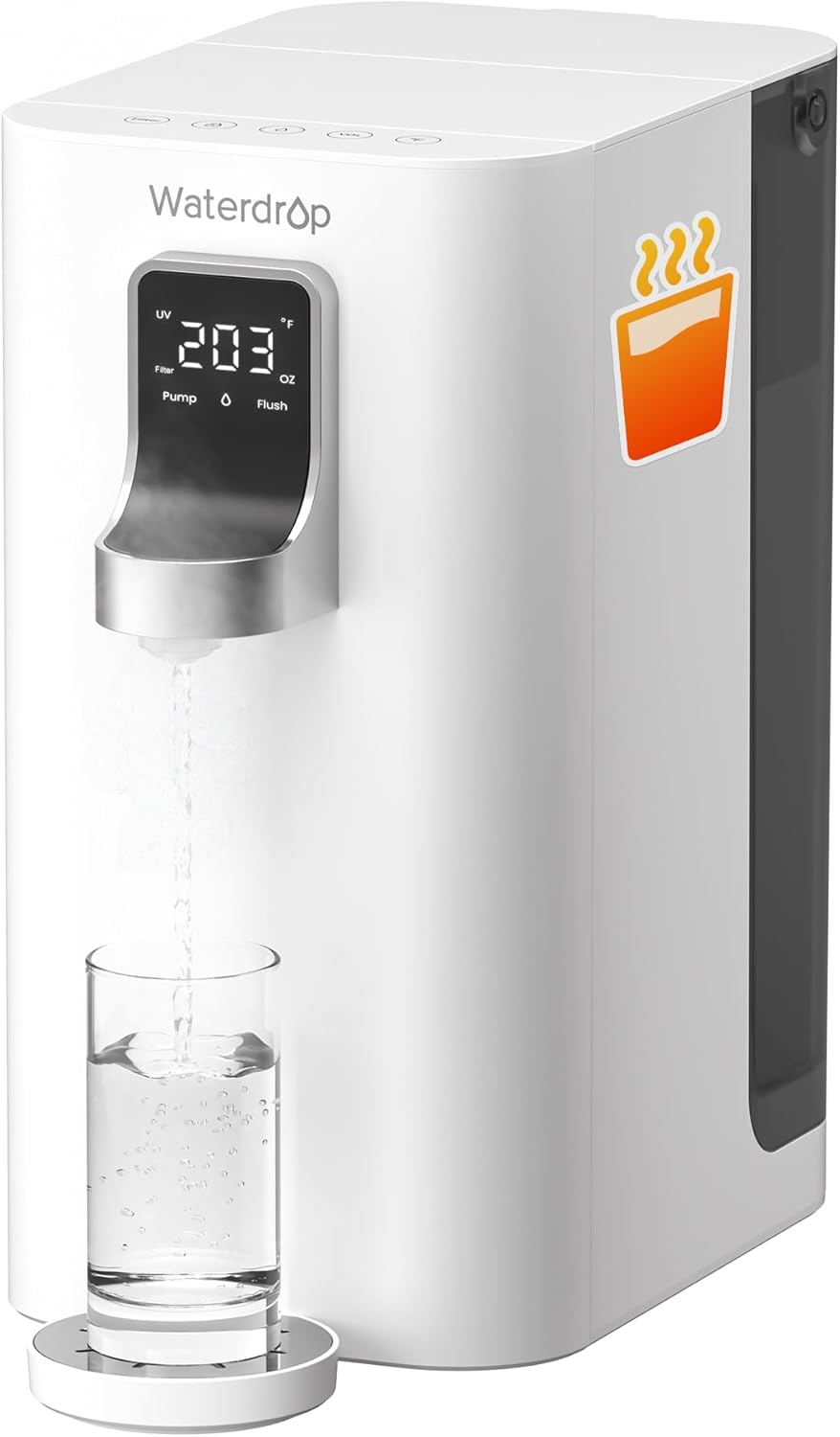 【Instant Hot】 Waterdrop K19-H Countertop Reverse Osmosis System, Reverse Osmosis Water Filter Countertop, 3:1 Pure to Drain, 4 Temperature Options Water Dispenser, No Installation 【Instant Hot】 Waterdrop K19-H Countertop Reverse Osmosis System, Reverse Osmosis Water Filter Countertop, 3:1 Pure to Drain, 4 Temperature Options Water Dispenser, No Installation