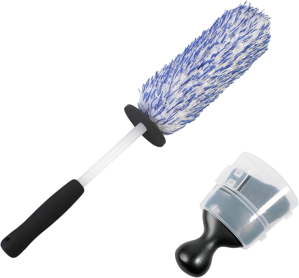 IPELY Metal Free Microfiber Wheel Brush,Wheel Cleaner Brush for Wheel and Rim Detailing, No Scratching : Automotive