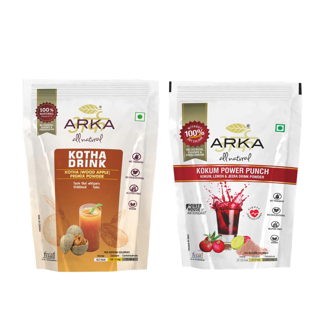 Arka All natural Kotha (Wood Apple) Drink 230g(1) + Kokum Power