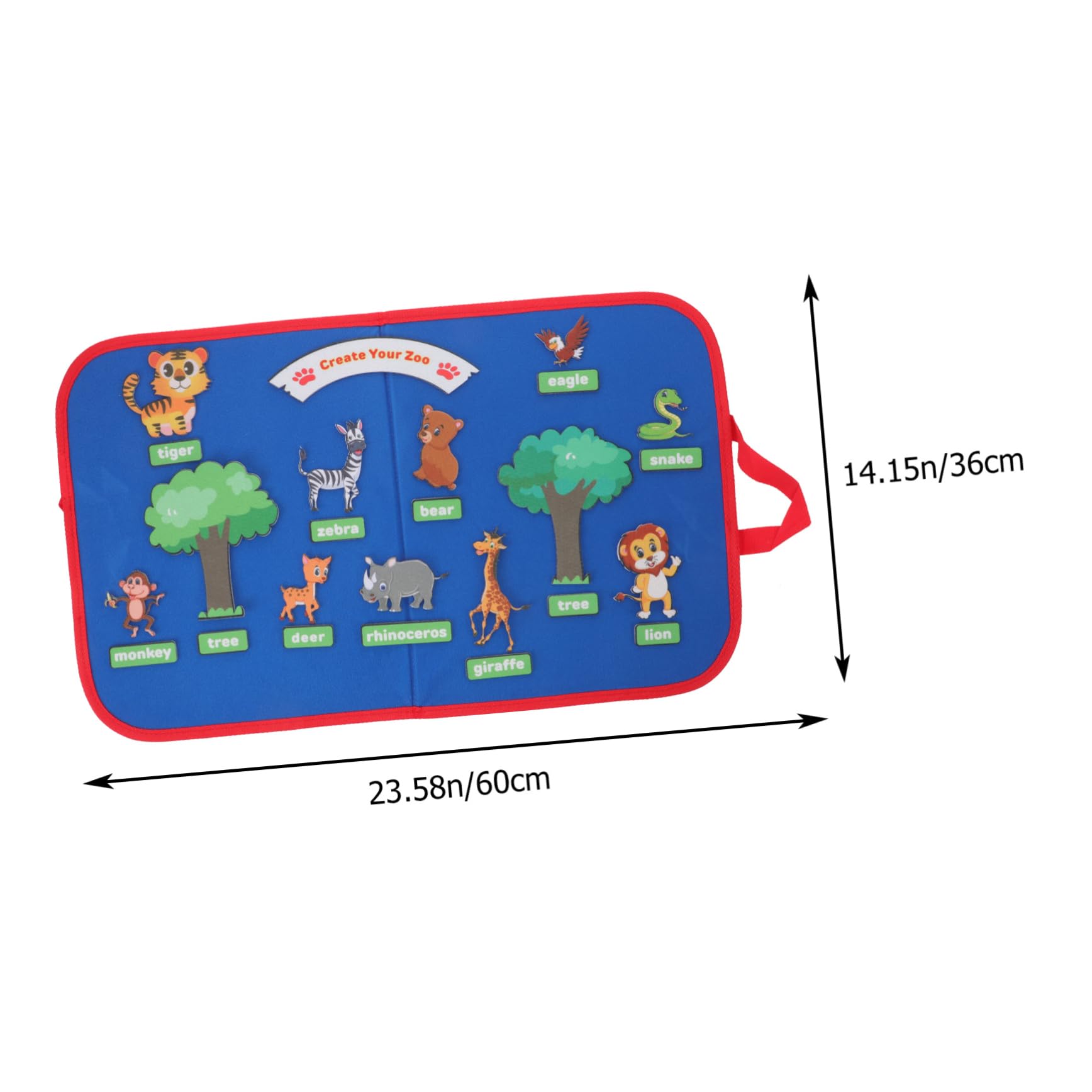 LIFKOME Creative Boys and Girls Felt Story Board Enhance Storytelling Skills Fine Motor Skills