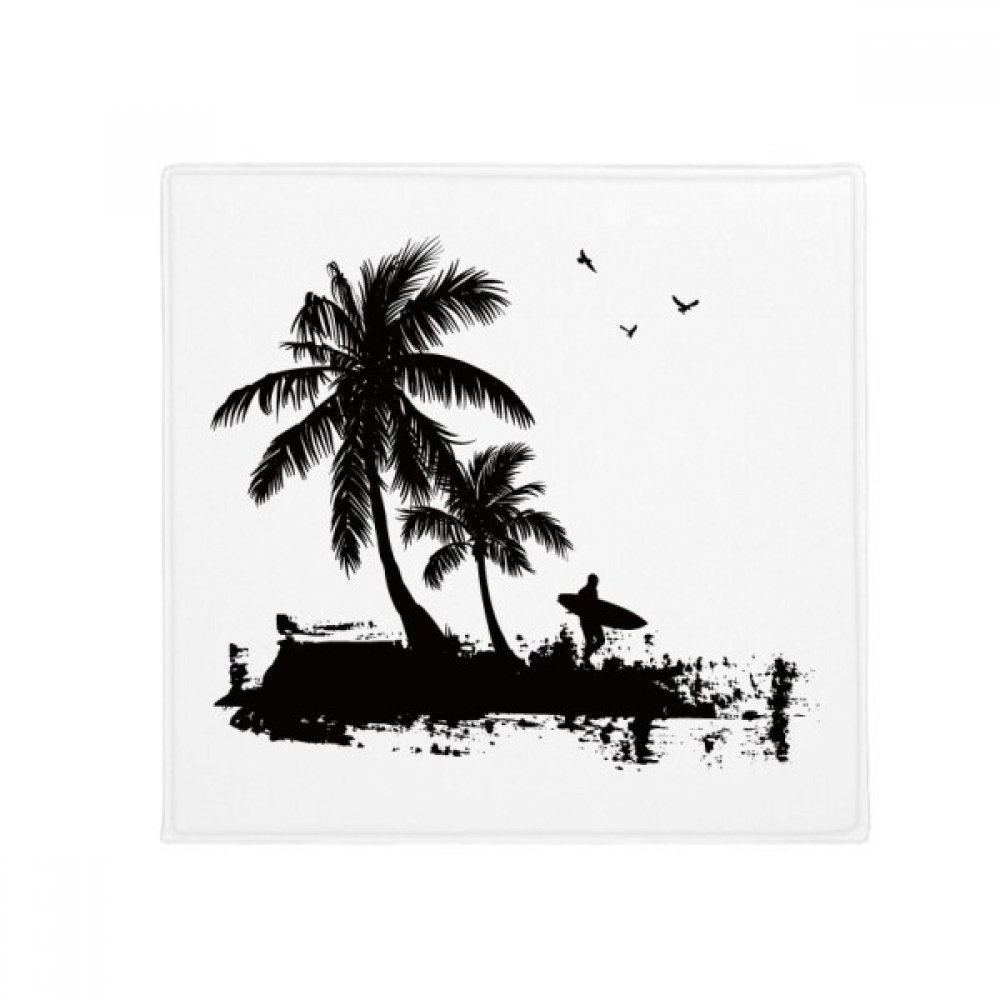 Tapis animaux motif plage et cocotier pour protéger le sol de votre cuisine