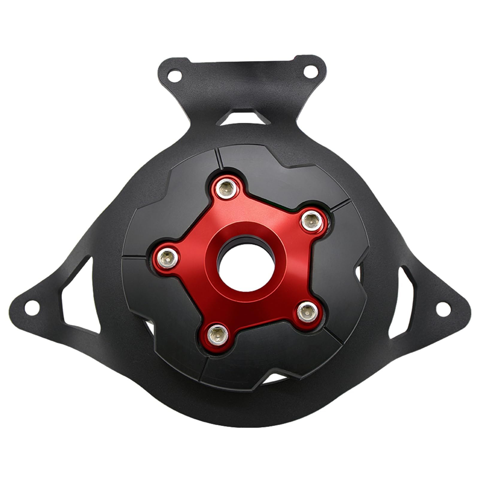 Z800 Z750 Couvercle de Protection du Moteur pour Z800 Z 800 2013-2016 Z750 2007-2012 Accessoires de Moto en Alliage d'aluminium (Rouge)