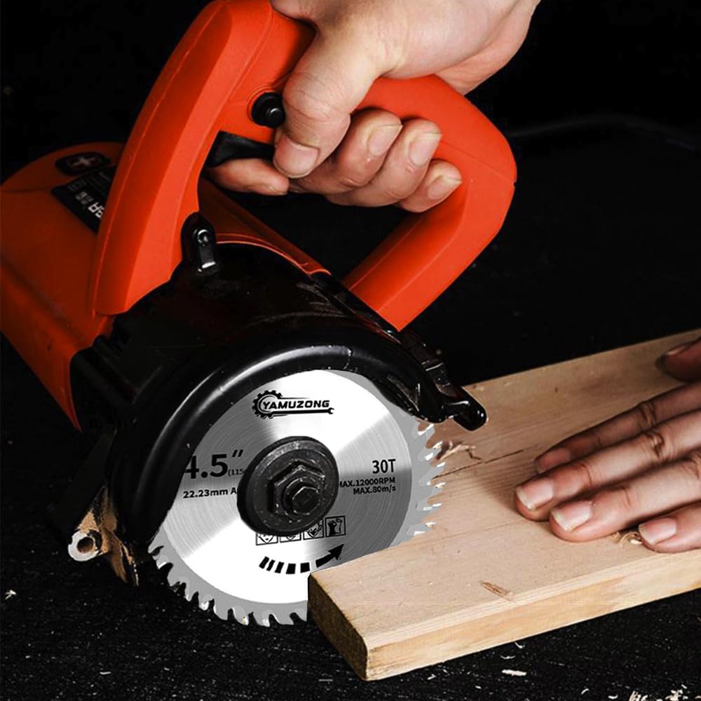 4.5" Angle Grinder Circular Saw Blade 30 Teeth Woodworking Saws Blade Carbide Saw Blade Saw blade for angle grinder 115mm for wood cutting - Image 2