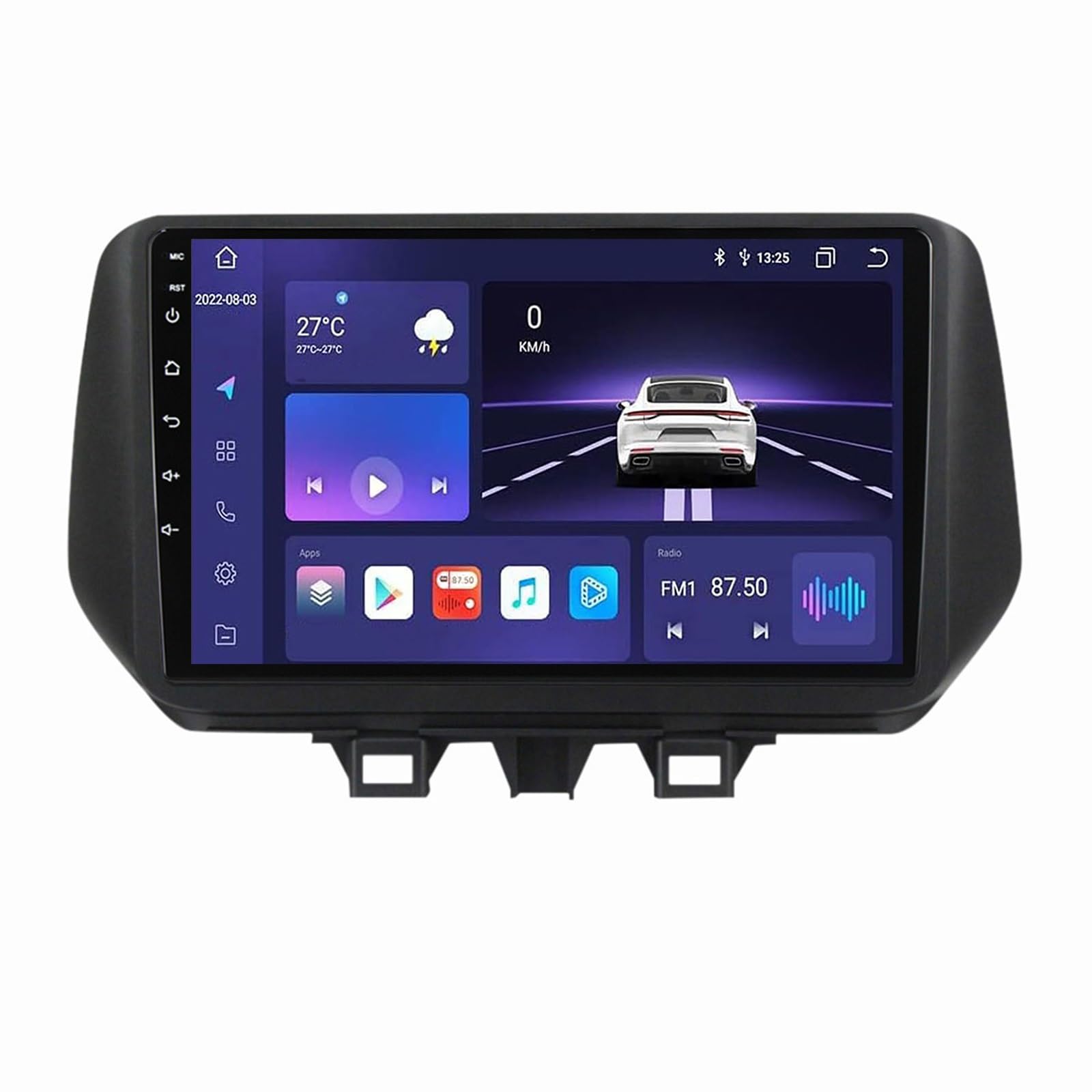 Radio de coche Android 12 de 9 pulgadas para Hyundai Tucson 2018-2020, pantalla táctil IPS, CarPlay inalámbrico y Android Auto, RDS HiFi, DAB, GPS, BT 5.0, cámara de respaldo, control del volante