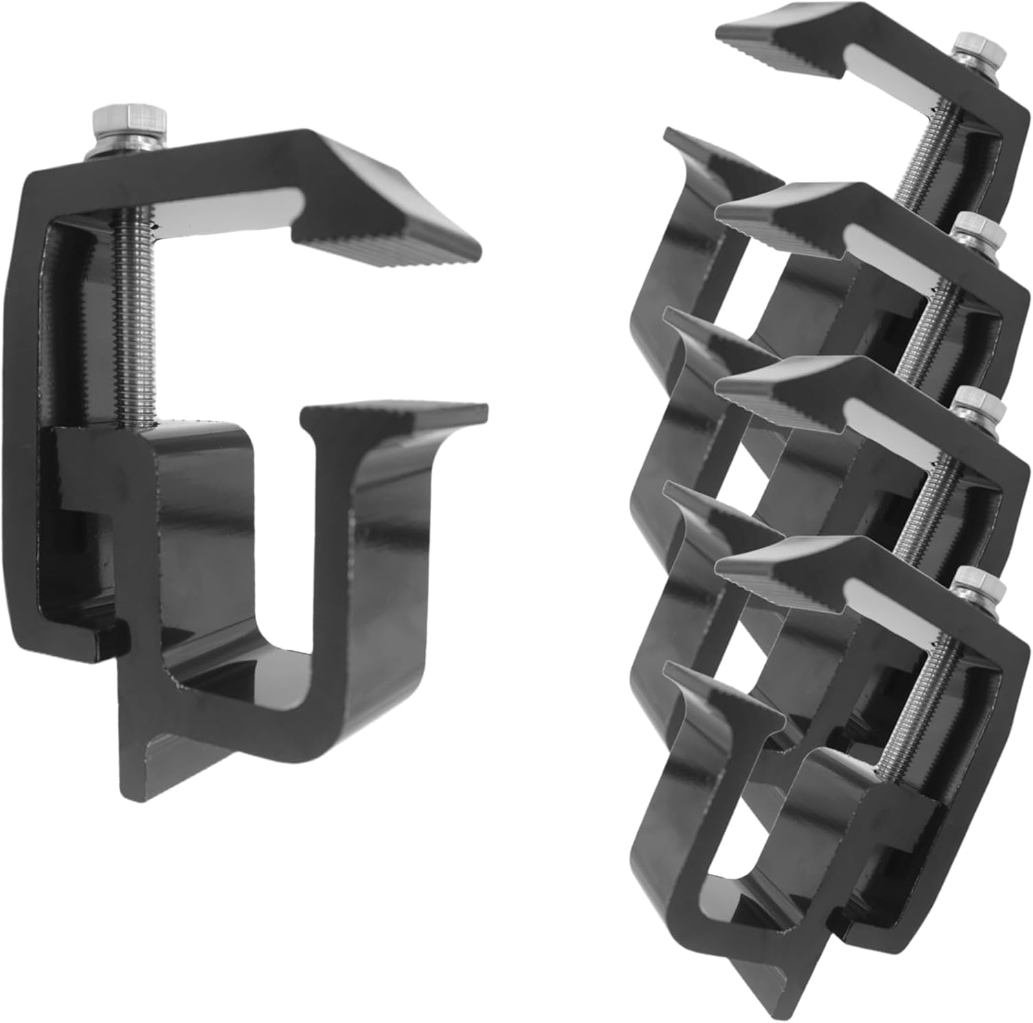 Xuhefaer 4 PCS Mounting Clamps Ladder Rack Clamps Truck Cap