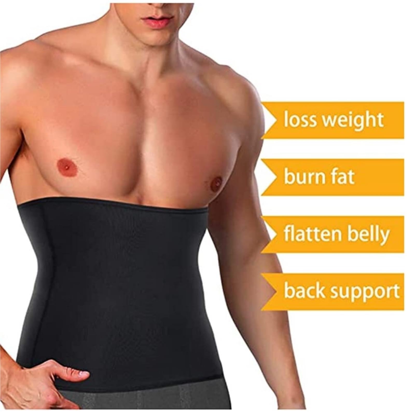 Faja Lumbar Faja Térmica para El Sudor, Moldeadora De Cintura, Corsé, Moldeadora De Abdomen, Quemagrasas, Fitness Cinturón Apoyo Lumbar(Blue,Large)