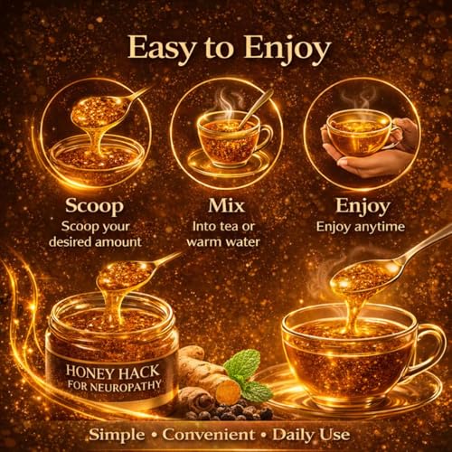 Honey Hack para Neuropatía con Canela, Jengibre y Cúrcuma 500g miniatura 5