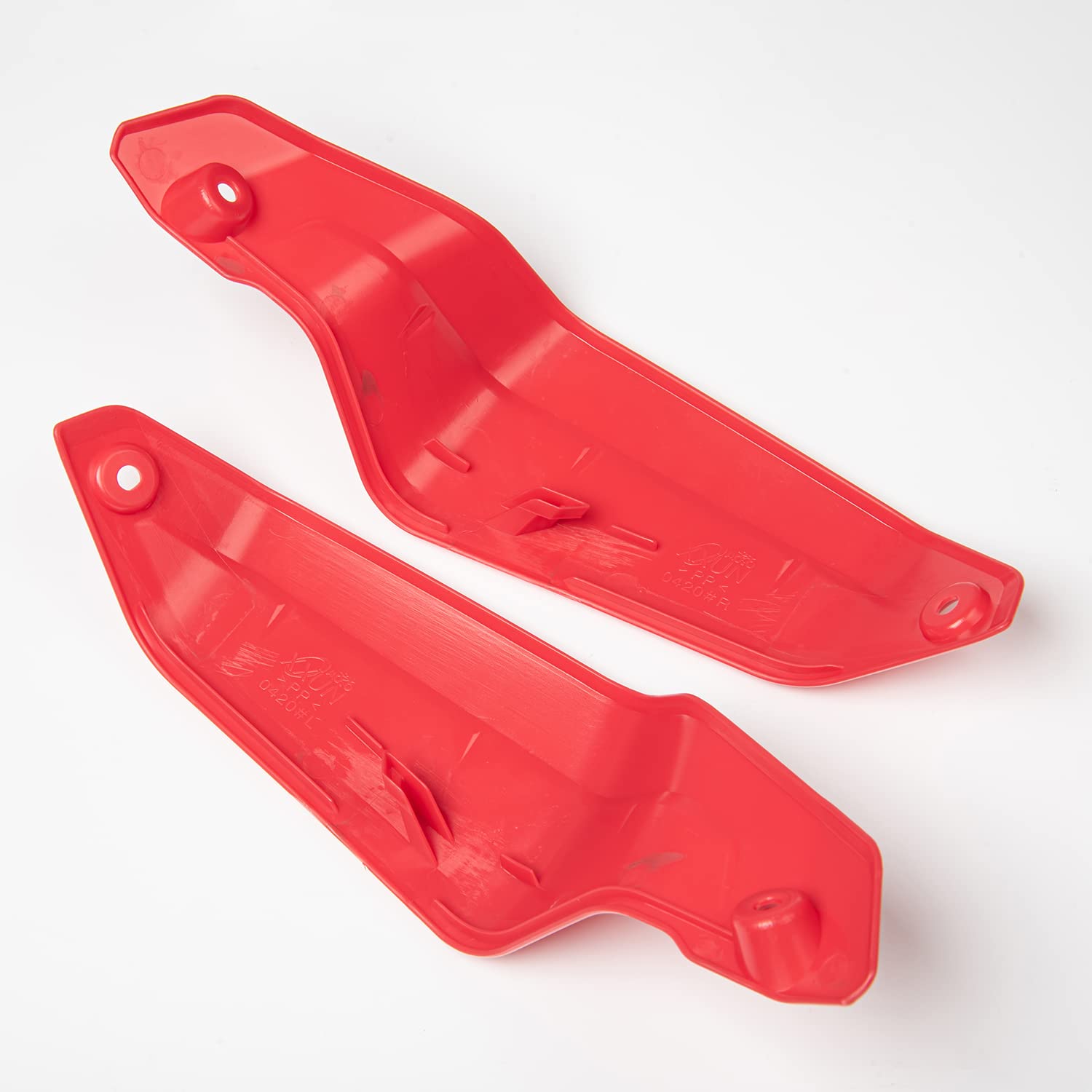 Moto Gauche Droite Handguard Extender Main Brush Guards Extension Wind Shield Cover Protector pour CRF1100L CRF 1100 L CRF 1100L Africa Twin Adventure Adv. Sports 2020 2021 2022 2023 (rouge)