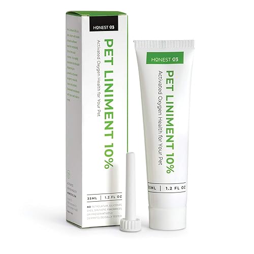 Pet Liniment Aceite de ozono al 10% Crema veterinaria multiusos con infusión de ozono Ungüento animal 1.2 onzas