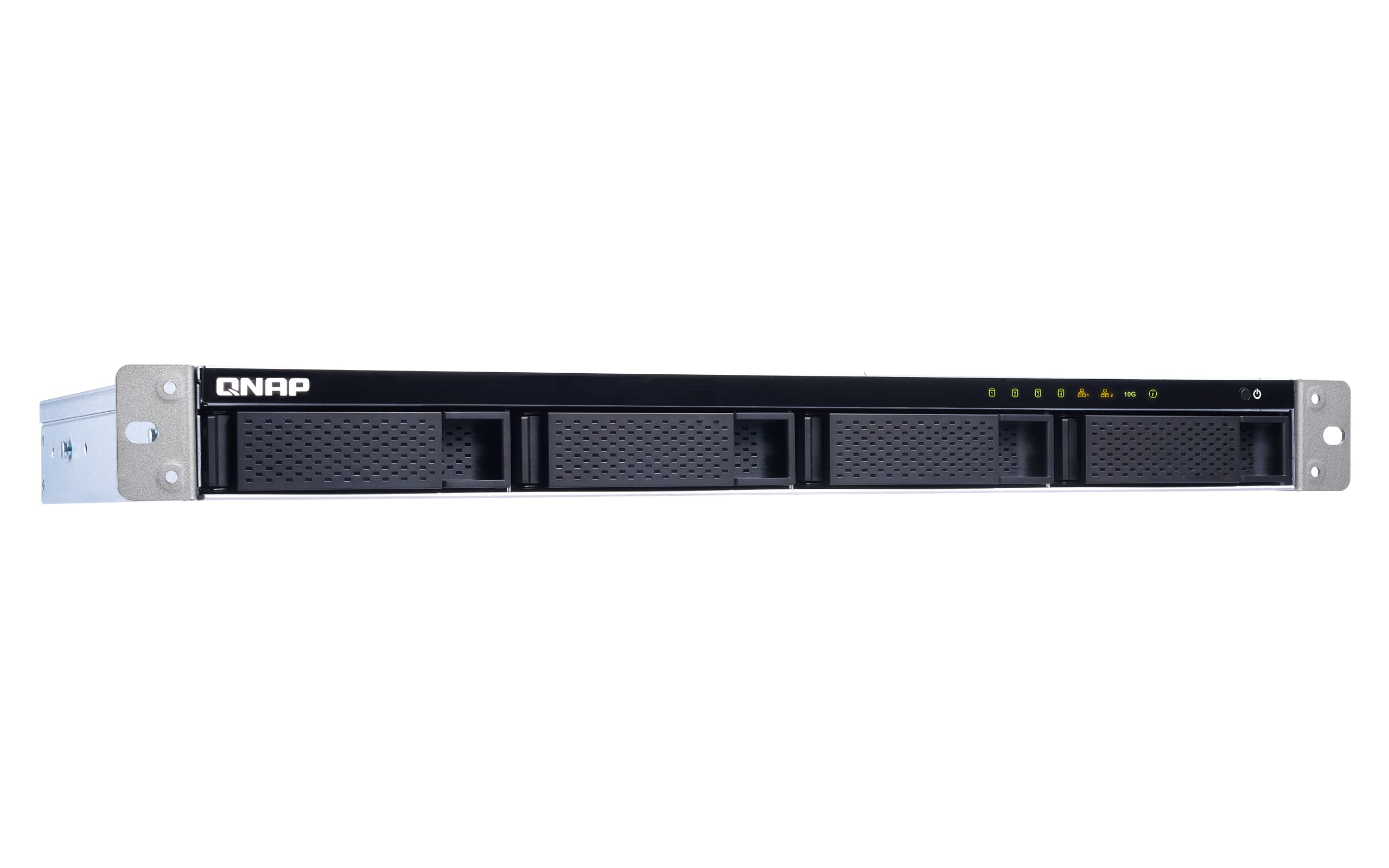 QNAP TS-431XeU-2G 4-Bay 1U Short-Depth Rackmount NAS with