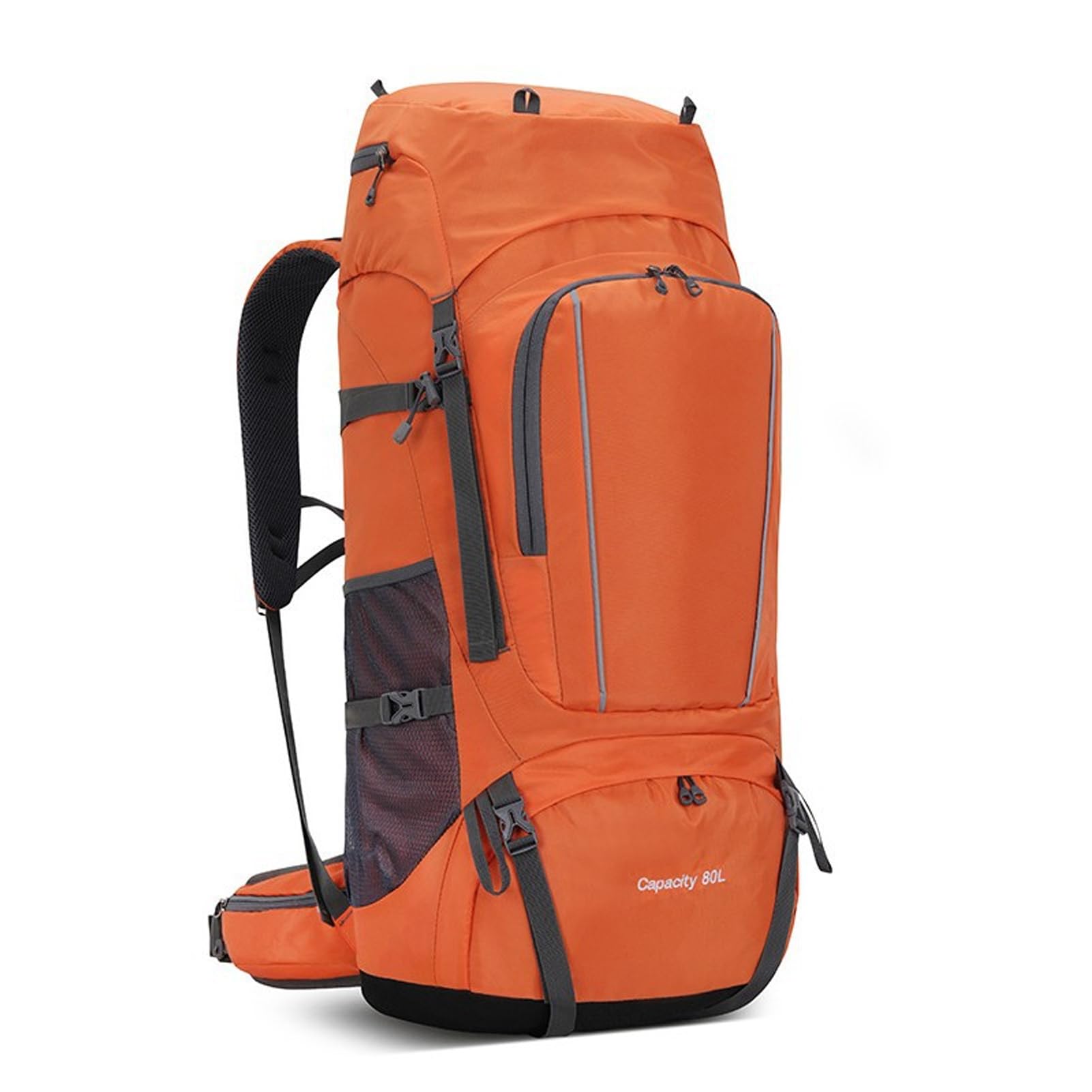 Zackpack Esterno 80L, Zaino per da Viaggio da Campeggio con Protezione della Pioggia e Design Traspirante, Tessuto Oxford e Poliestere, per Lo Zaino in Spalla Ed Escursioni