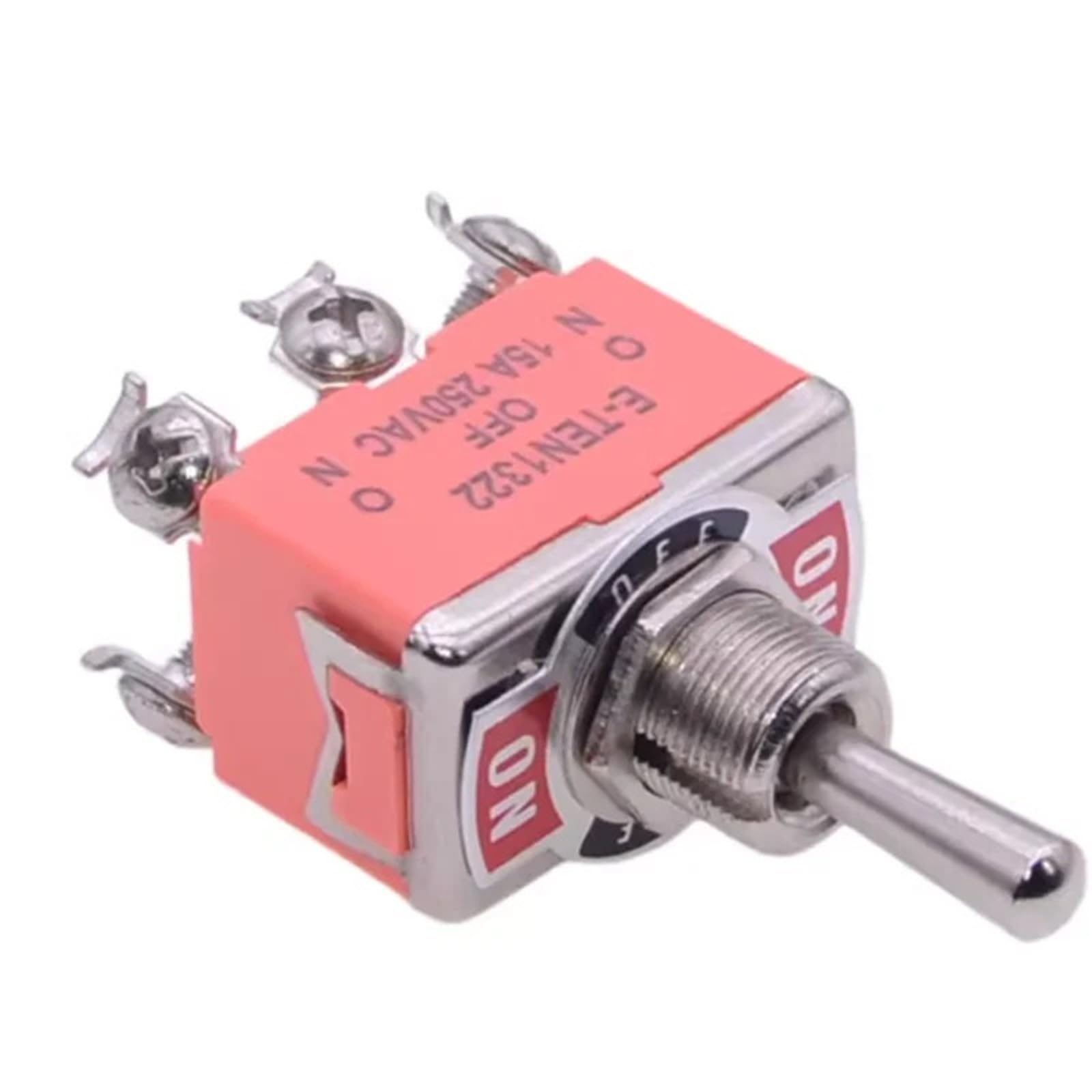 Interrupteur à bascule E-TEN1322 ON-OFF-ON 15A pour tableau électrique auto - 4