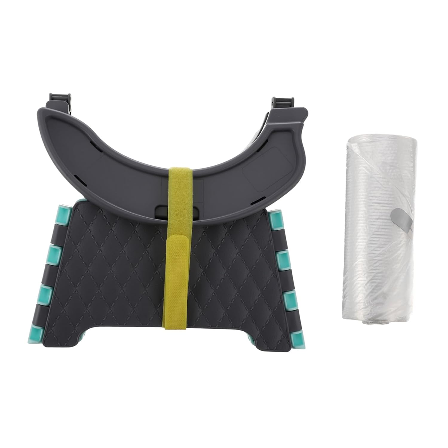 Foldable Toilet Portable Potty Training Seat for Travel and Outdoors with Cleaning Bags Lightweight Foldable Closestool for Boys and Easy Carry Potty for Car and Home Use