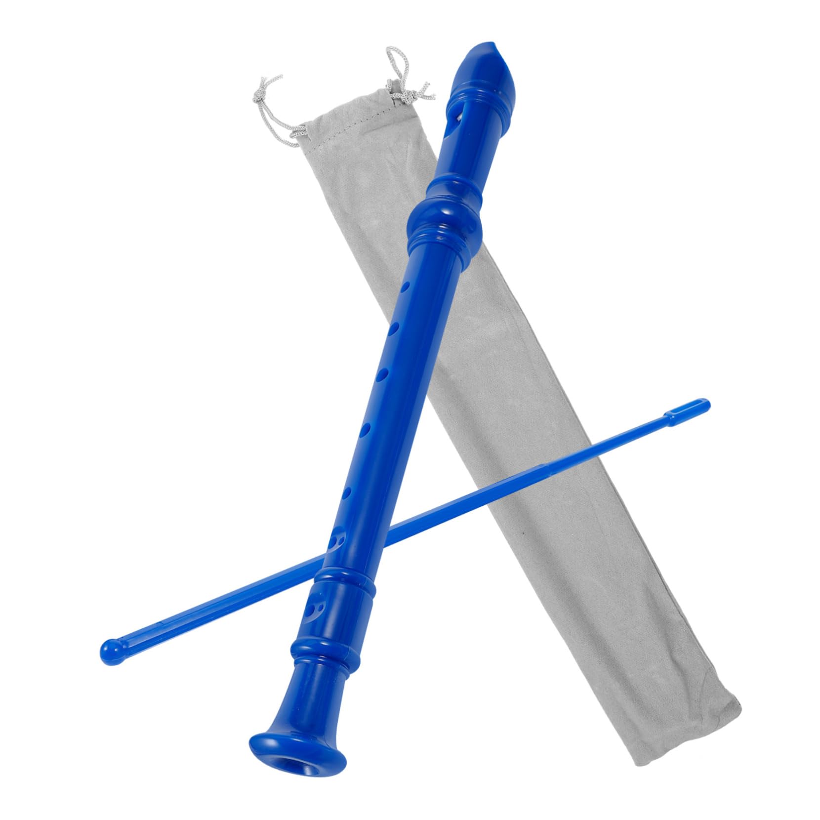 BESTonZON Material Clarinet for Boys and Girls 8-hole Plastic Soprano Recorder Velvet Bag Safe and Sturdy for Young Learners