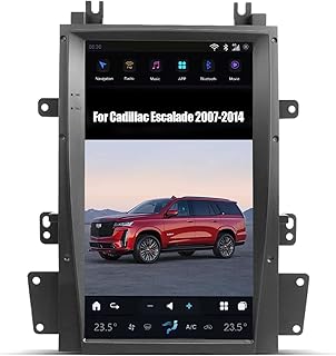 Aucar Android Car Radio Head Unit for Cadillac Escalade 2007-2014 Video Player, 13.6 Inch 1080P 4G+64G T-Style GPS Navigation Wireless Carplay Multimedia Car Video Stereo Audio Player