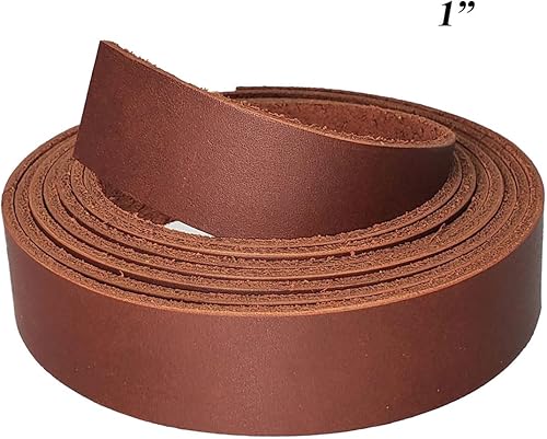 Miniatura 5 de Tiras de cuero de 12 pulgada de ancho, 96 pulgadas de largo, 6-7 onzas (0.094-0.110 in), tiras de cuero Latigo ideales para cinturones, collares,