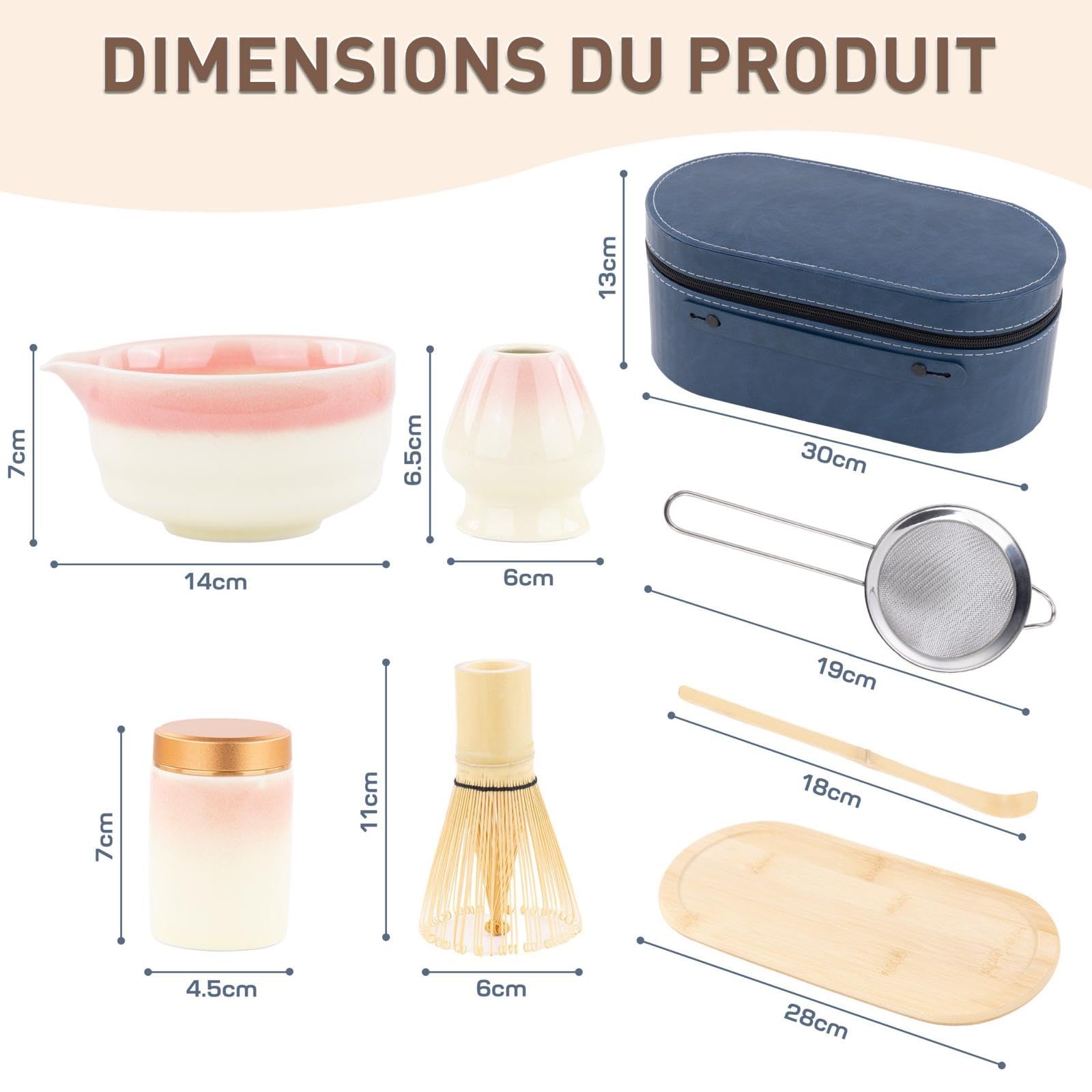 Kit Matcha - Kit Matcha Complet - Bol Matcha Set - Coffret Cadeau Premium