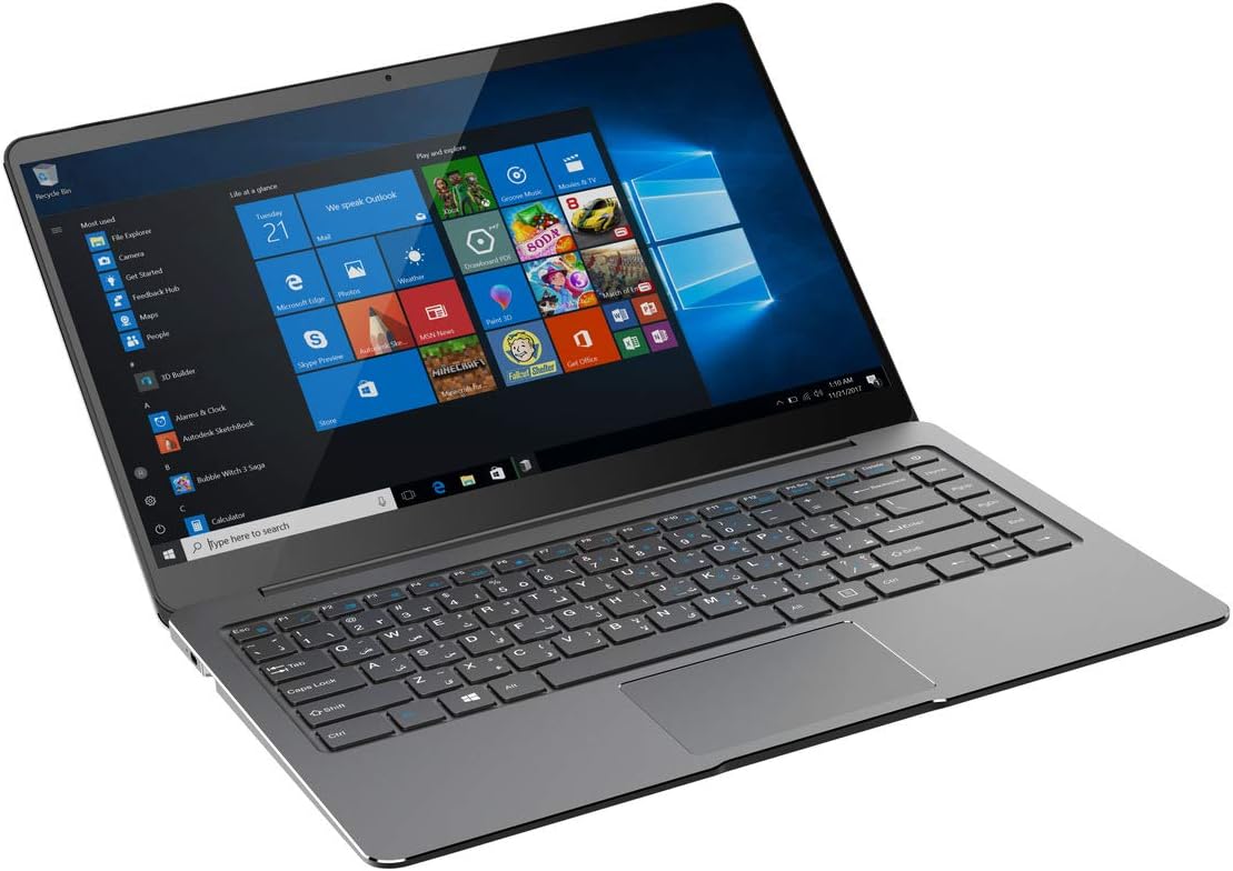 IQ TOUCH AIR X3 laptop/Intel Celeron / 4GB Ram / 64GB Storage / 14.1" Full HD Display / 5000 mAh Battery / 6-8 Hrs battery life/Windows 10 / Metallic body/Slim design/One year warranty