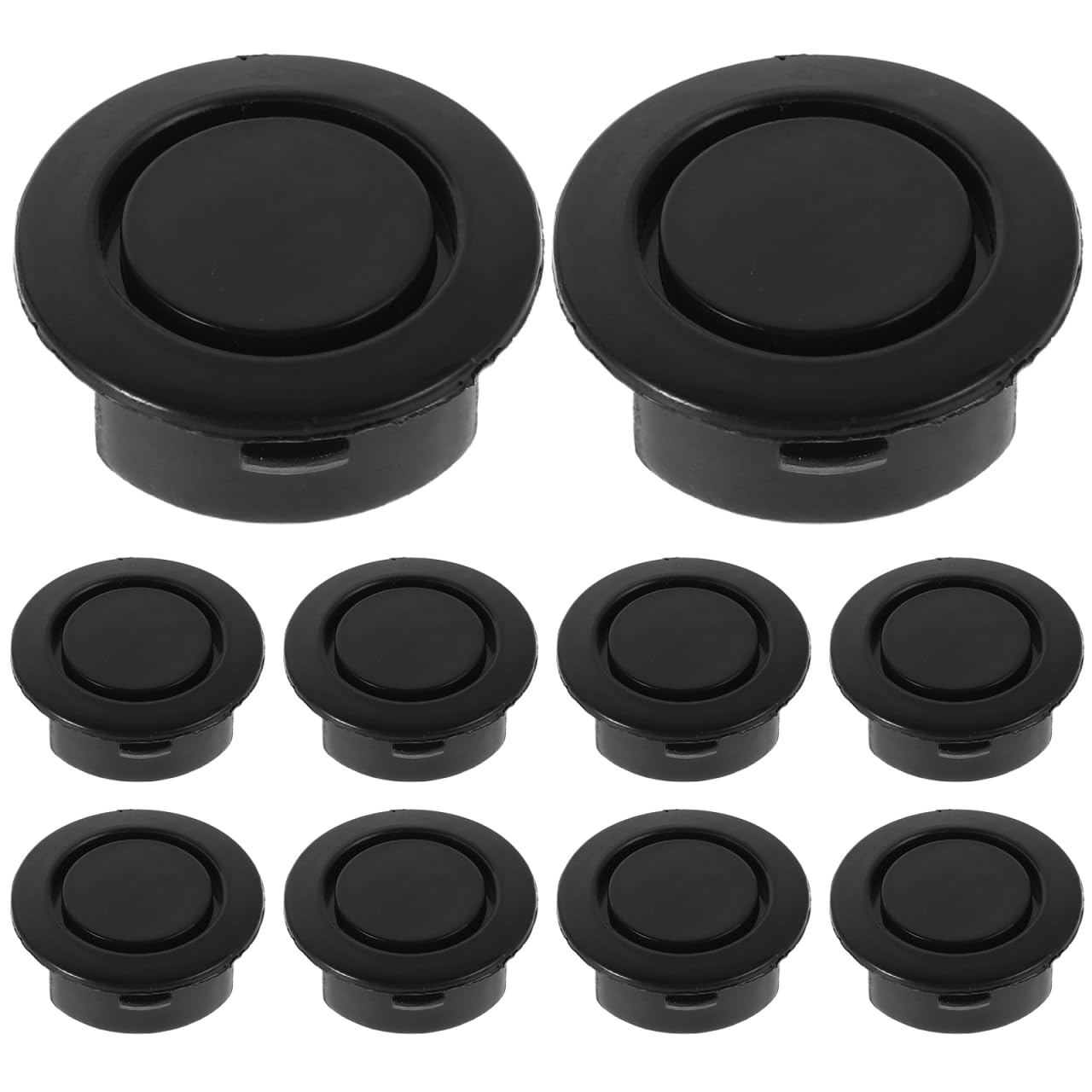 ABOOFAN 10 Tapones para Parachoques De Coche Cubierta De Sensor Parachoques Tapa De Agujero para Parachoques Delantero Y Trasero Plástico Impermeable Accesorios Exteriores