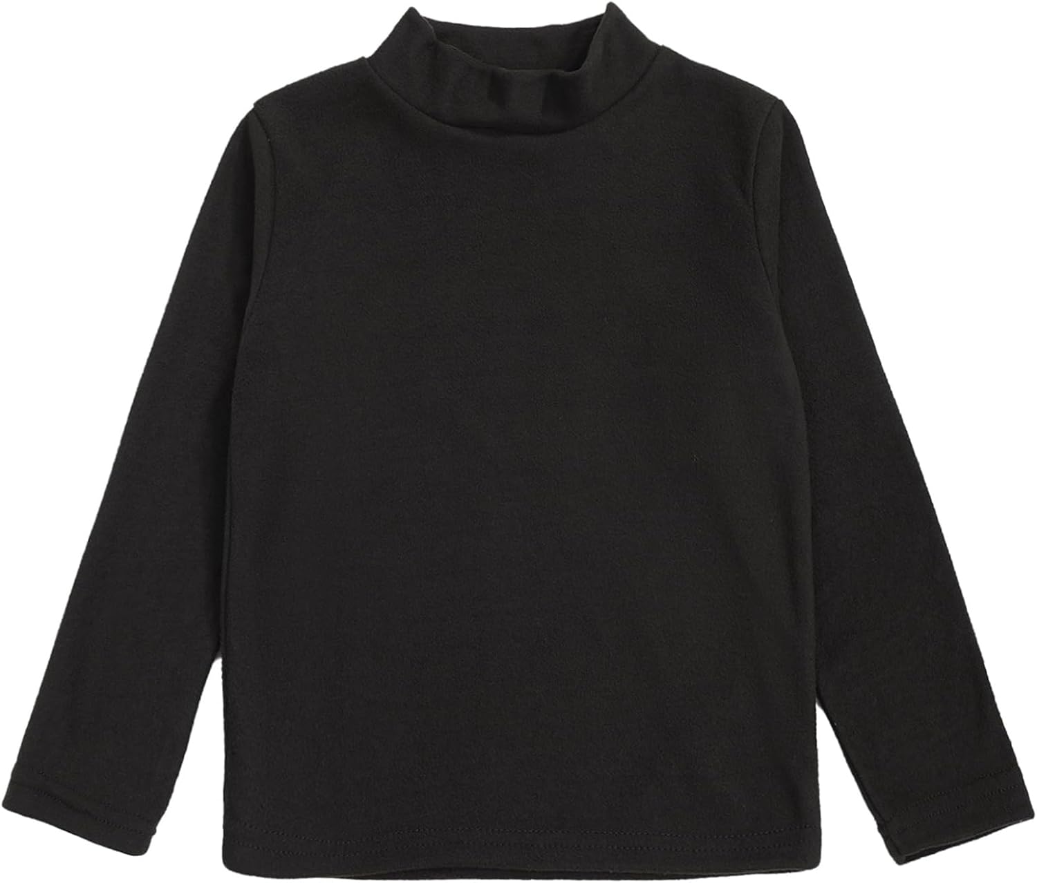 JanJean Boys Girls Long Sleeve Warm Thermal Underwear Tops Turtleneck Pullover Sweater Casual Wear Kids 2-12 Years