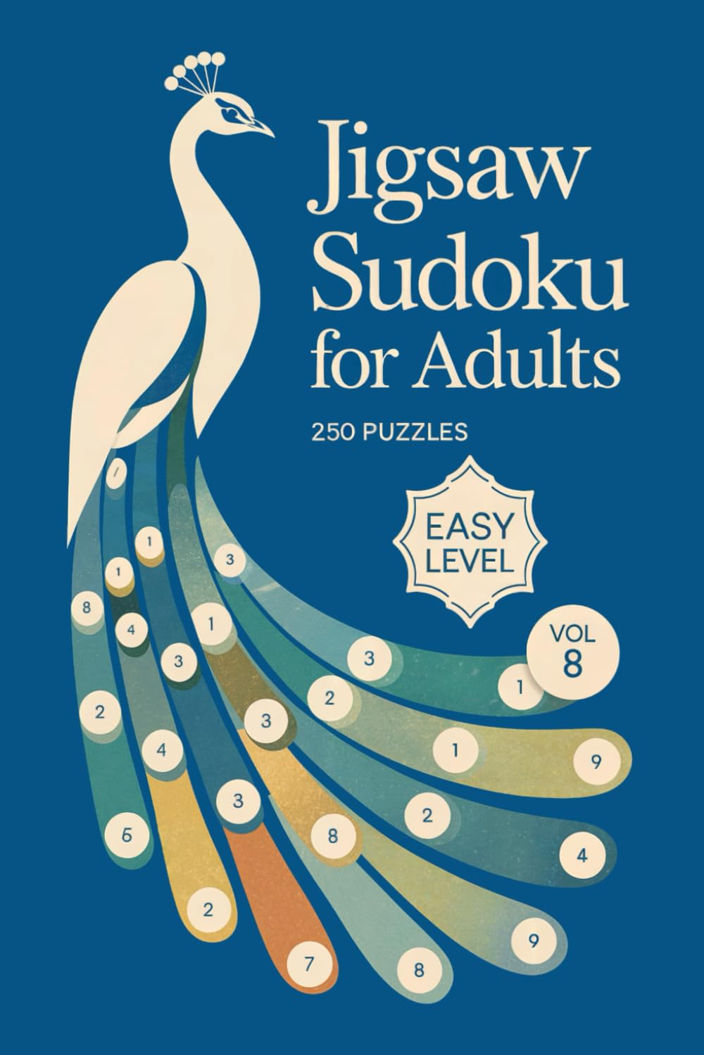 Jigsaw Sudoku for Adults: 250 Easy Number Grids To Calm The Mind Volume 8