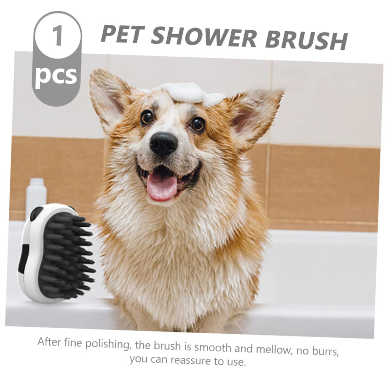 Happyyami 3 Piezas cepillo de baño pet massager cepillo quitapelos mascotas cepillo de limpieza para perros y gatos herramientas de masaje cepillo de masaje de limpieza cepillo para gatos